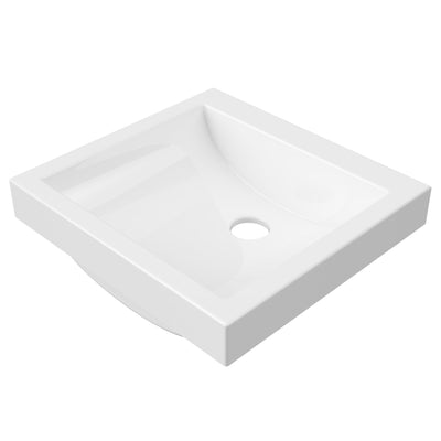 DUROCLASS ANONA ABOVE COUNTER BASIN GLOSS WHITE 400MM