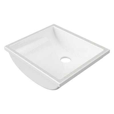 DUROCLASS ANONA UNDERMOUNT BASIN GLOSS WHITE 400MM