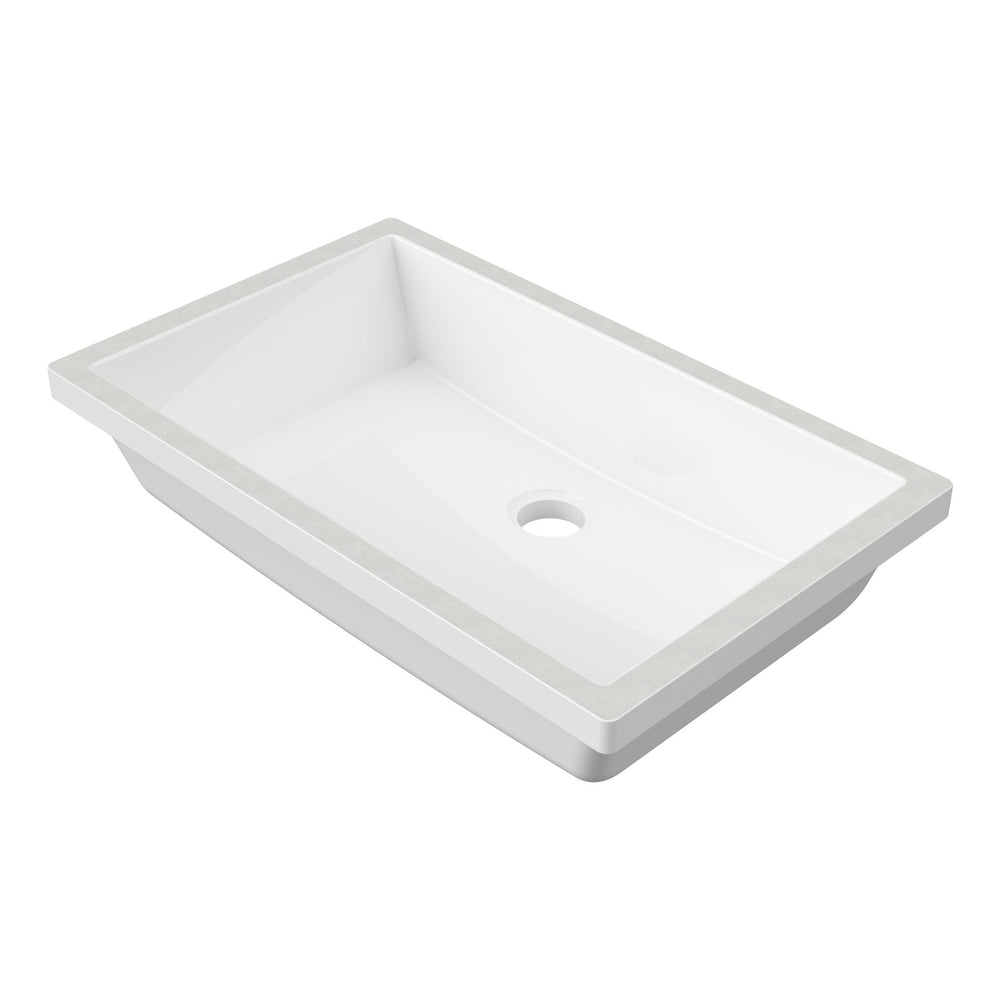 DUROCLASS ARTO UNDERMOUNT BASIN GLOSS WHITE 540MM