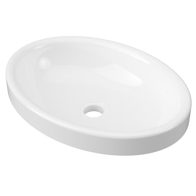 DUROCLASS COAST SEMI INSET BASIN GLOSS WHITE 495MM