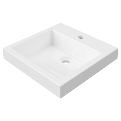 DUROCLASS COVE GRAND SEMI INSET BASIN GLOSS WHITE 460MM