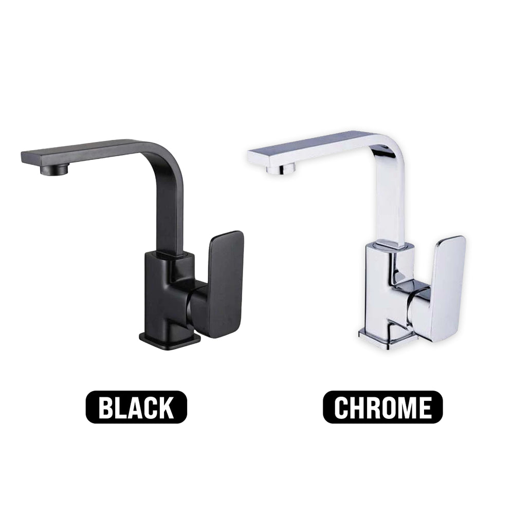 HELLYCAR ELEGANT BASIN MIXER SWIVEL 203MM BLACK