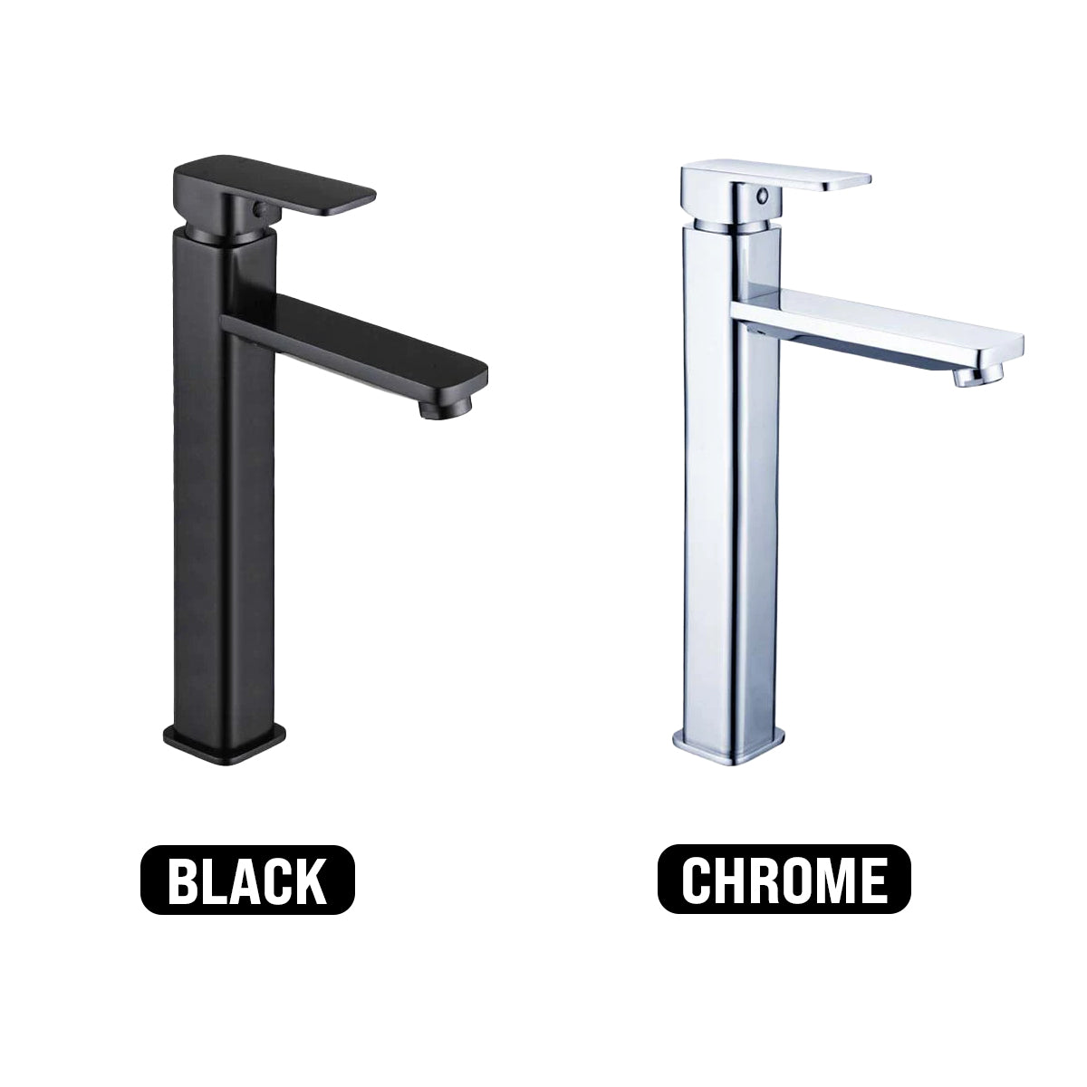 HELLYCAR ELEGANT HIGH BASIN MIXER 310MM BLACK