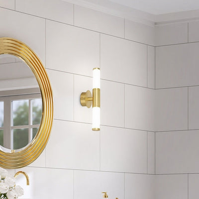 EGLO PALMERA 1 WALL LED LIGHT MATTE BRASS 435MM