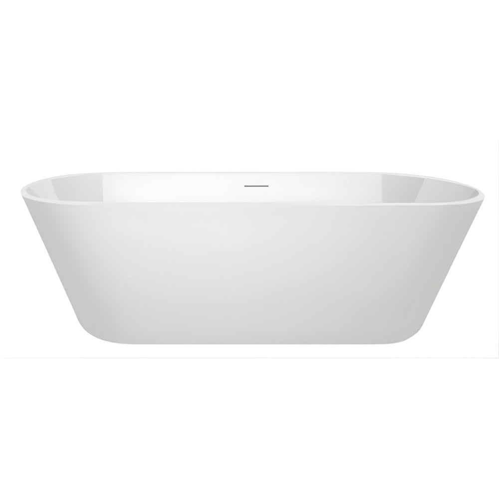 DECINA ELINEA FREESTANDING BATHTUB WITH INTEGRATED OVERFLOW GLOSS WHITE (AVAILABLE IN 1500MM AND 1790MM)