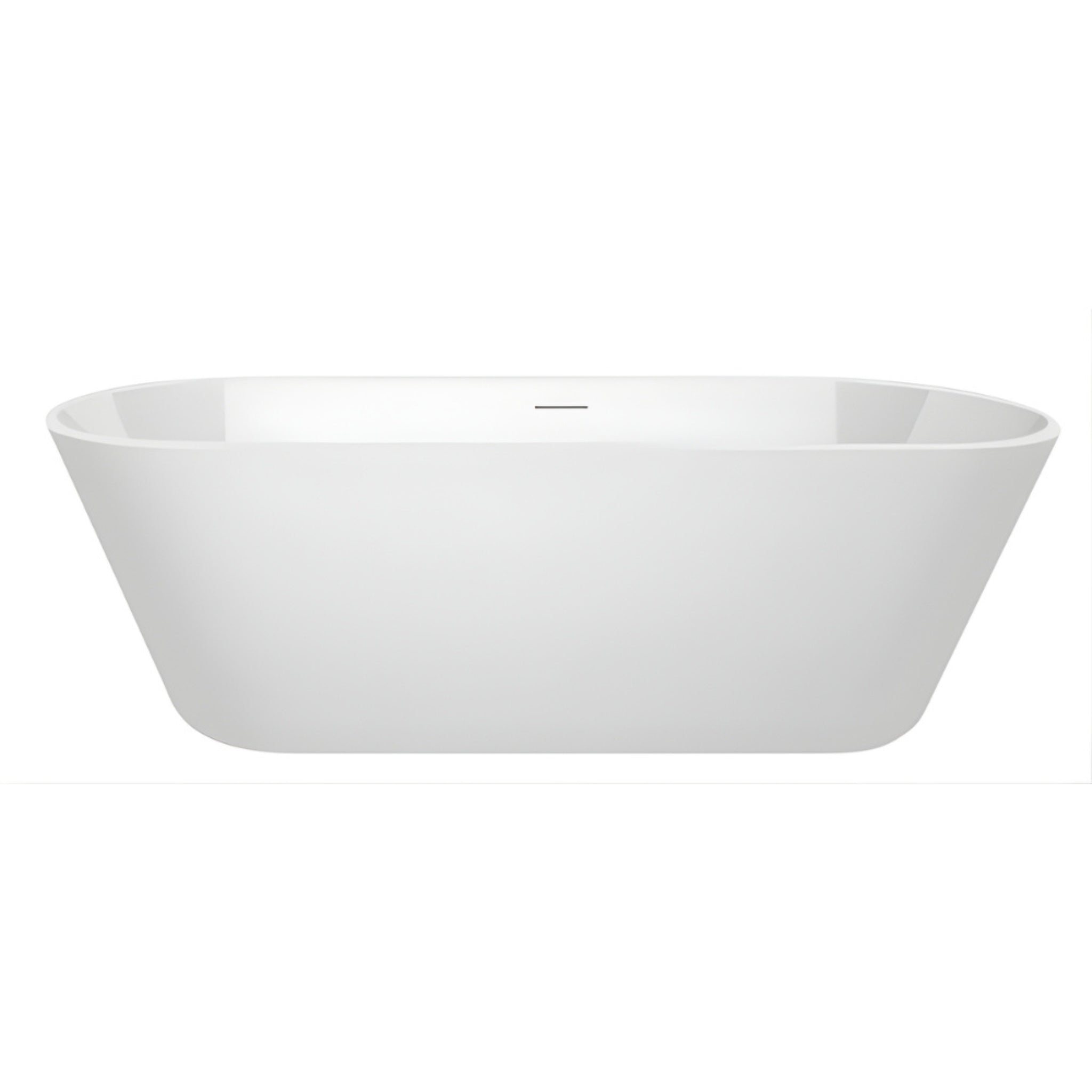 DECINA ELINEA FREESTANDING BATHTUB WITH INTEGRATED OVERFLOW GLOSS WHITE (AVAILABLE IN 1500MM AND 1790MM)