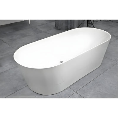 DECINA ELINEA FREESTANDING BATH GLOSS WHITE (AVAILABLE IN 1500MM AND 1790MM)