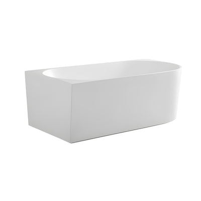 POSEIDON ELIVIA LEFT CORNER BATHTUB GLOSS WHITE (AVAILABLE IN 1500MM AND 1700MM)