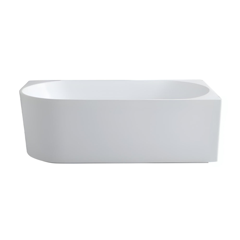 POSEIDON ELIVIA RIGHT CORNER BATHTUB GLOSS WHITE (AVAILABLE IN 1500MM AND 1700MM)