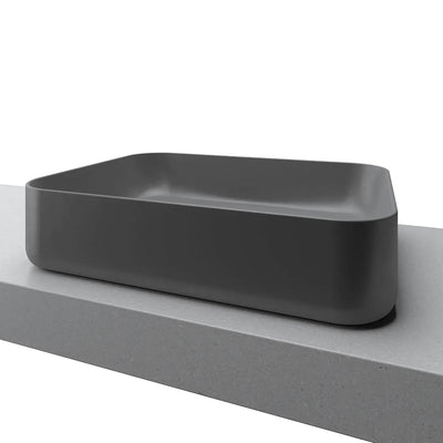 TIMBERLINE ENCHANT ABOVE COUNTER BASIN ANTHRACITE 500MM