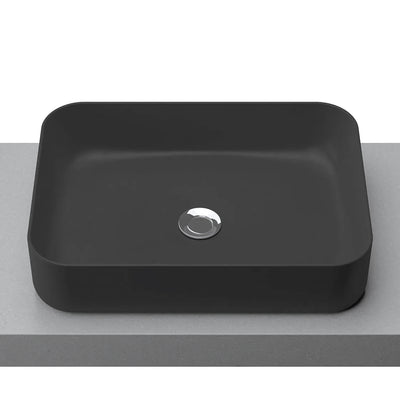 TIMBERLINE ENCHANT ABOVE COUNTER BASIN MATTE BLACK 500MM