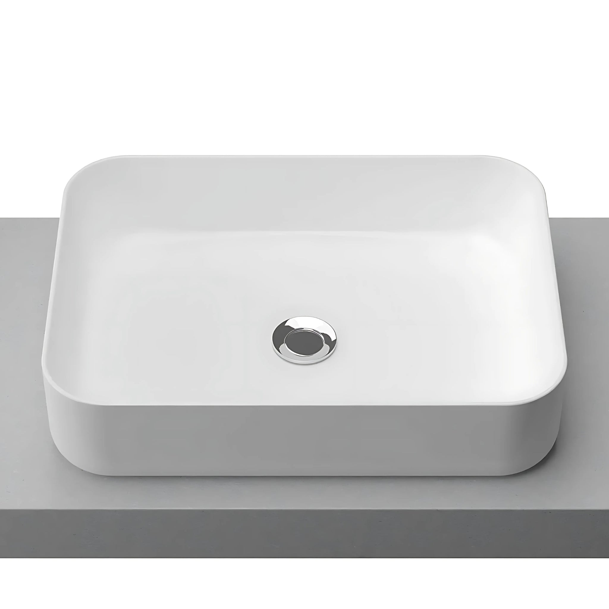 TIMBERLINE ENCHANT ABOVE COUNTER BASIN GLOSS WHITE 500MM