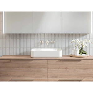 TIMBERLINE ENCHANT ABOVE COUNTER BASIN GLOSS WHITE 500MM