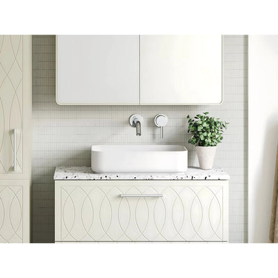 TIMBERLINE ENCHANT ABOVE COUNTER BASIN MATTE WHITE 500MM