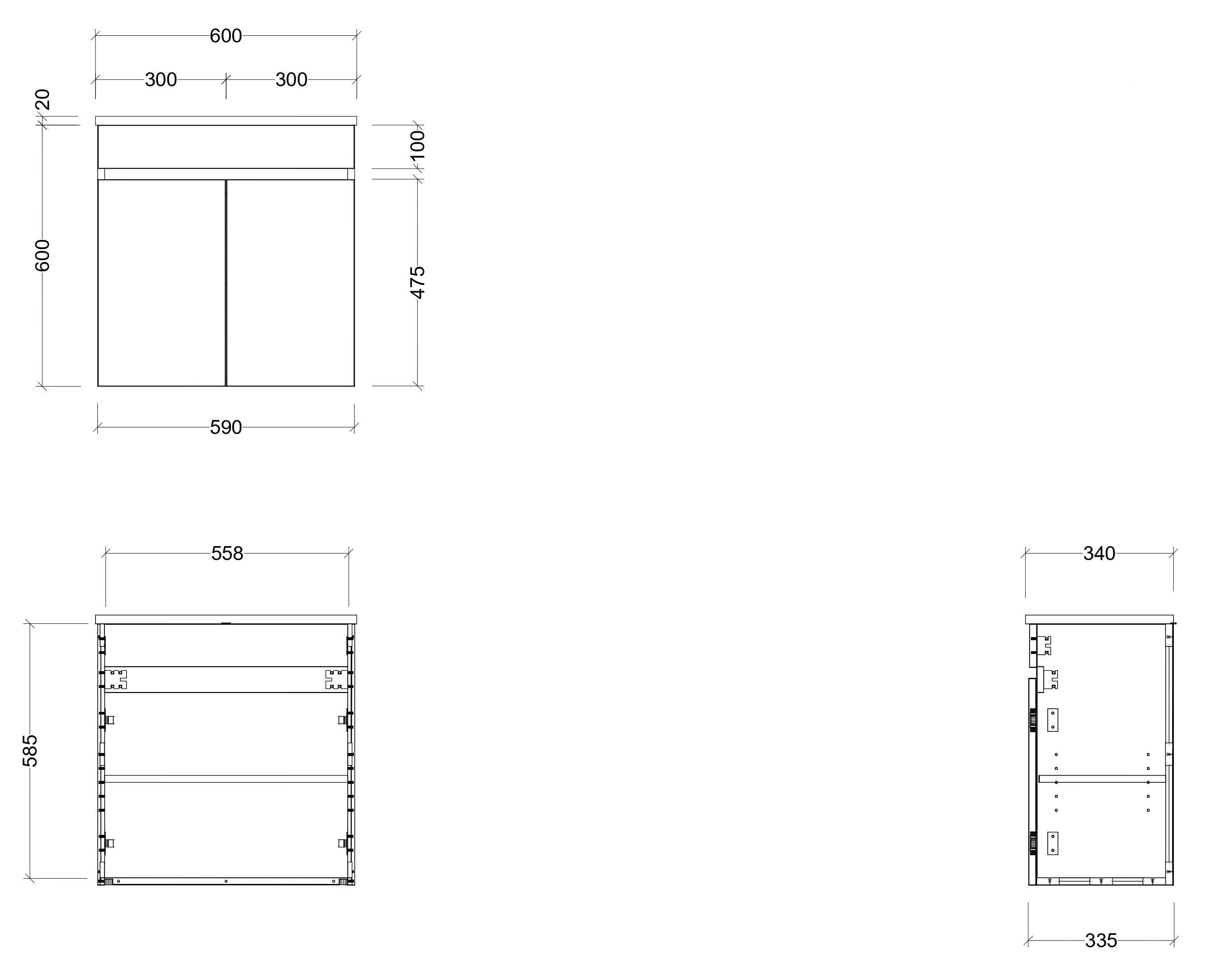 TIMBERLINE ENSUITE SPACE SAVING SINGLE BOWL CUSTOM WALL HUNG VANITY