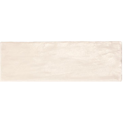 EVERSTONE IRIS IVORY PEARLESCENCE 200X65MM RECTANGLE TILE (PER BOX)