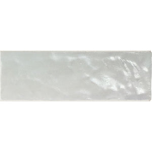 EVERSTONE IRIS SILVER PEARLESCENCE 200X65MM RECTANGLE TILE (PER BOX)