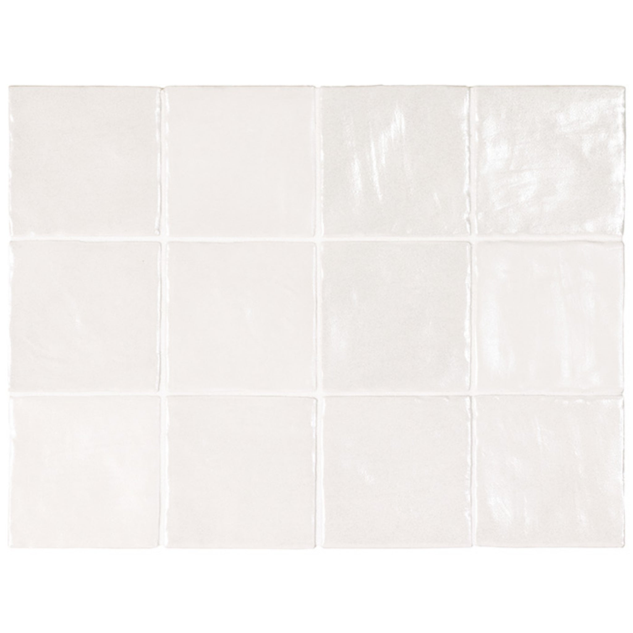 EVERSTONE IRIS WHITE PEARLESCENCE 100X100MM SQUARE TILE (PER BOX)