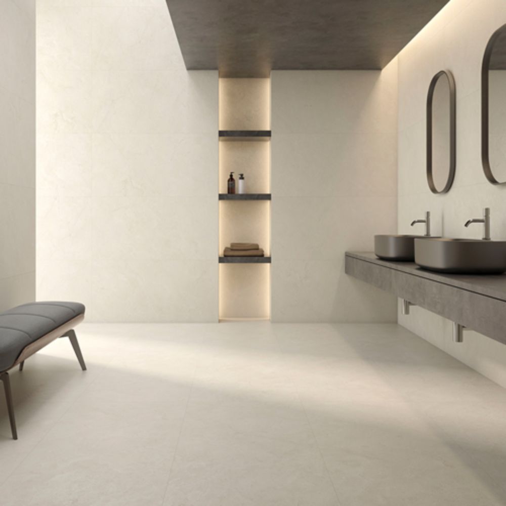 EVERSTONE CREMA MARFIL NATURAL 1200X1200MM SQUARE TILE (PER BOX)