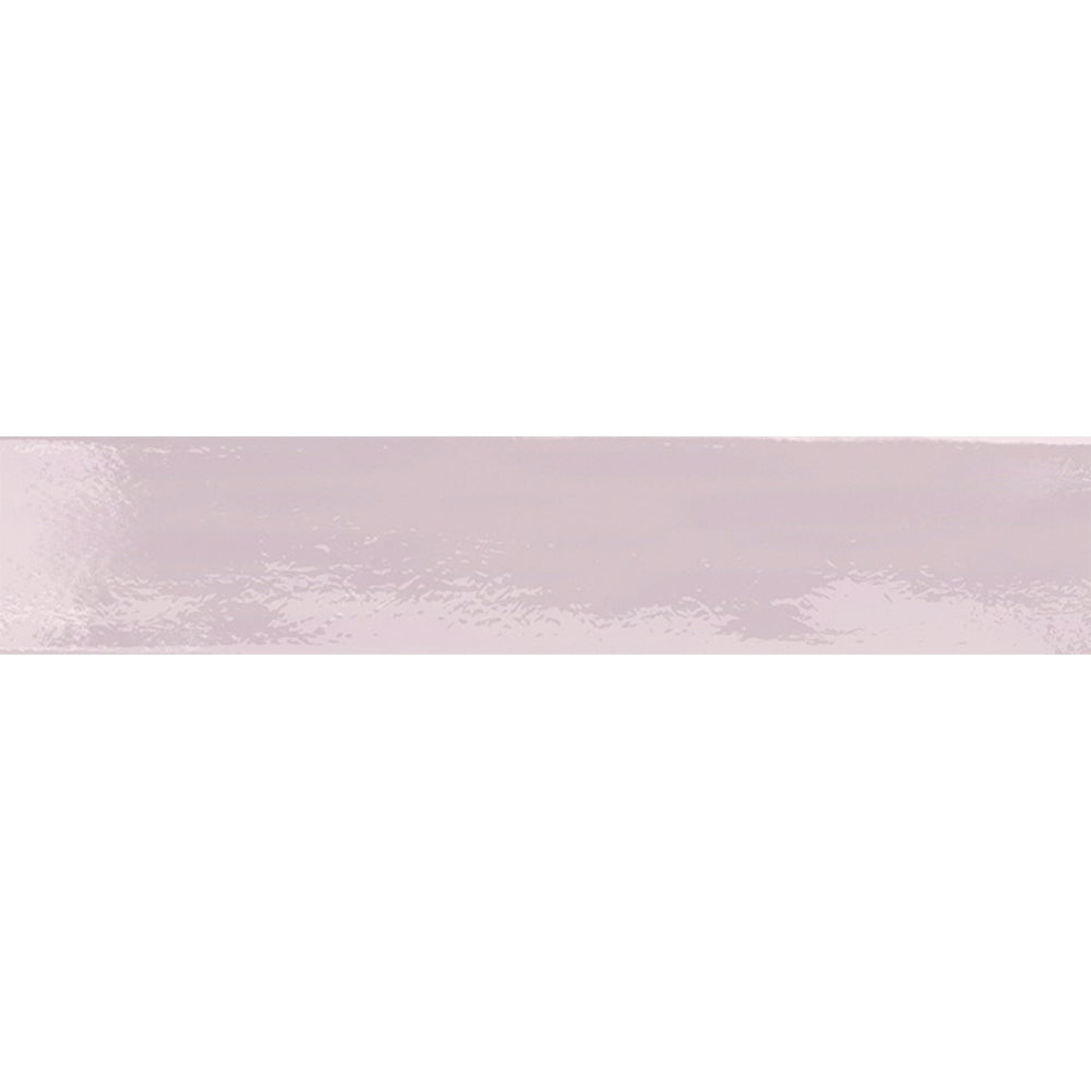 EVERSTONE MIDO MAUVE GLOSSY 50X250MM RECTANGLE TILE (PER BOX)