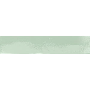 EVERSTONE MIDO MINT GLOSSY 50X250MM RECTANGLE TILE (PER BOX)