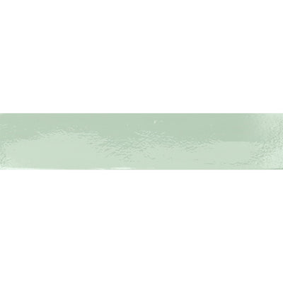 EVERSTONE MIDO MINT GLOSSY 50X250MM RECTANGLE TILE (PER BOX)