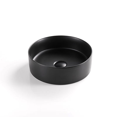 POSEIDON LUNA ABOVE COUNTER BASIN MATTE BLACK 352MM
