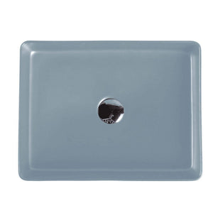 MERCIO ETNA RECTANGULAR ABOVE COUNTER ART BASIN TANGO GREY 470MM