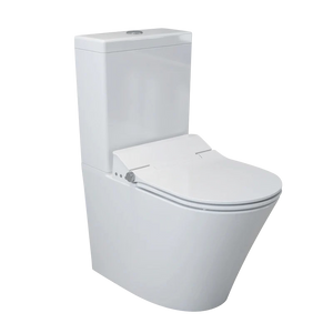 VEROTTI ETERNITY INTELLIGENT BTW TOILET SUITE WITH REMOTE WASHLET PACKAGE GLOSS WHITE