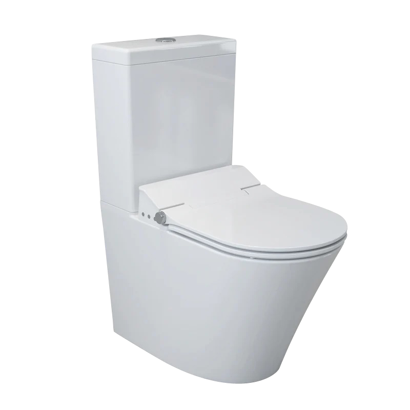 VEROTTI ETERNITY INTELLIGENT BTW TOILET SUITE WITH REMOTE WASHLET PACKAGE GLOSS WHITE