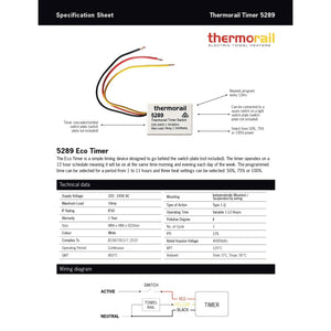 THERMOGROUP ECO TIMER WHITE