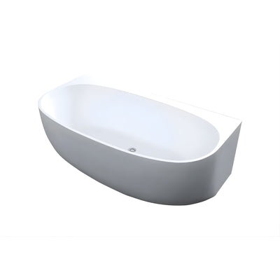 INFINITY ETHAN BACK-TO-WALL BATHTUB GLOSS WHITE (AVAILABLE IN 1500MM AND 1700MM)