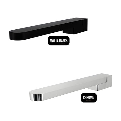 MODERN NATIONAL EVA SWIVEL BATH SPOUT MATTE BLACK