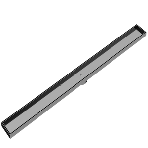 LINSOL EZYFLOW TILE INSERT DN89 LINEAR WASTE 1500MM GUN METAL
