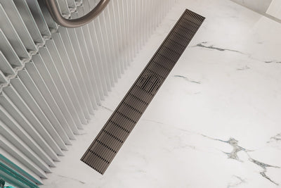 LINSOL EZYFLOW LINEAR HEELGUARD CHANNEL GUN METAL 800MM