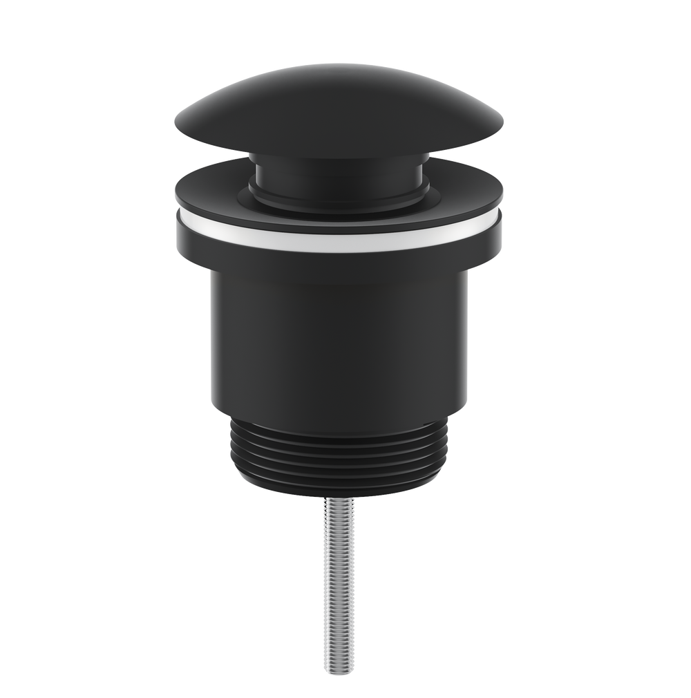 LINSOL EZYFLOW UNIVERSAL POP-UP PLUG & WASTE 32/40MM MATTE BLACK