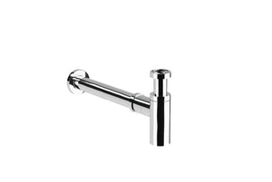 LINSOL EZYFLOW BRASS ROUND BOTTLE TRAP CHROME 32MM