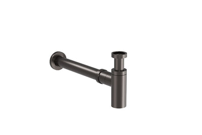 LINSOL EZYFLOW BRASS ROUND BOTTLE TRAP GUN METAL 32MM