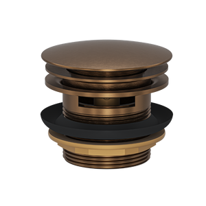Linsol Ezyflow 40mm Pop-Up Plug & Waste with Overflow Aged Bronze