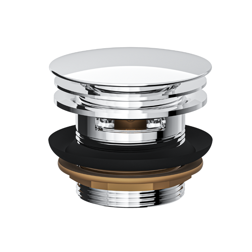 Linsol Ezyflow 40mm Pop-Up Plug & Waste with Overflow Chrome