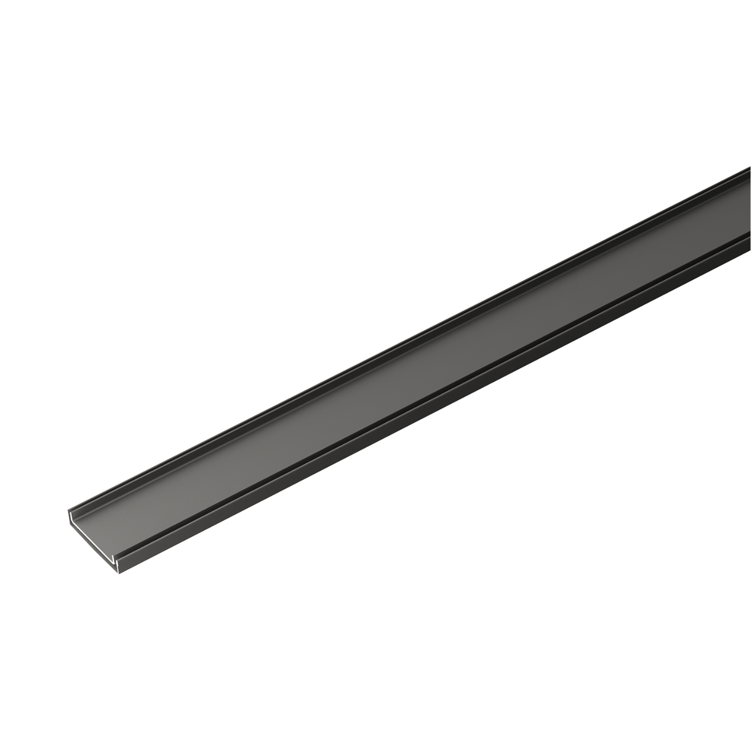 Linsol EzyFlow Series 24 custom tile insert waste in Matte Black