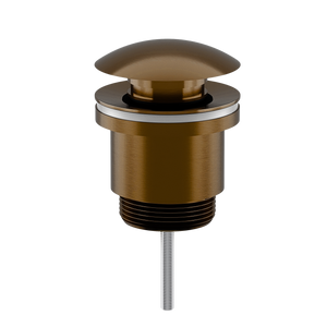 LINSOL EZYFLOW UNIVERSAL POP-UP PLUG & WASTE 32/40MM AGED BRONZE