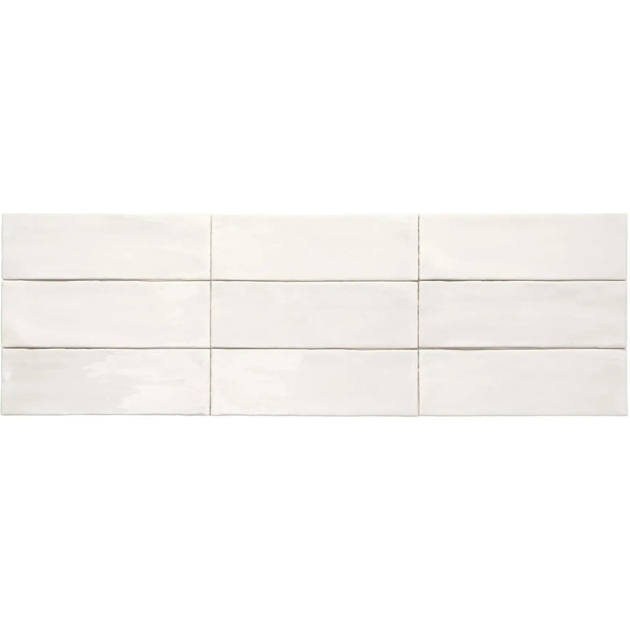 ELITE IMPORTERS TABARCA BLANCO GLOSS 75X230MM RECTANGLE TILE (PER BOX)