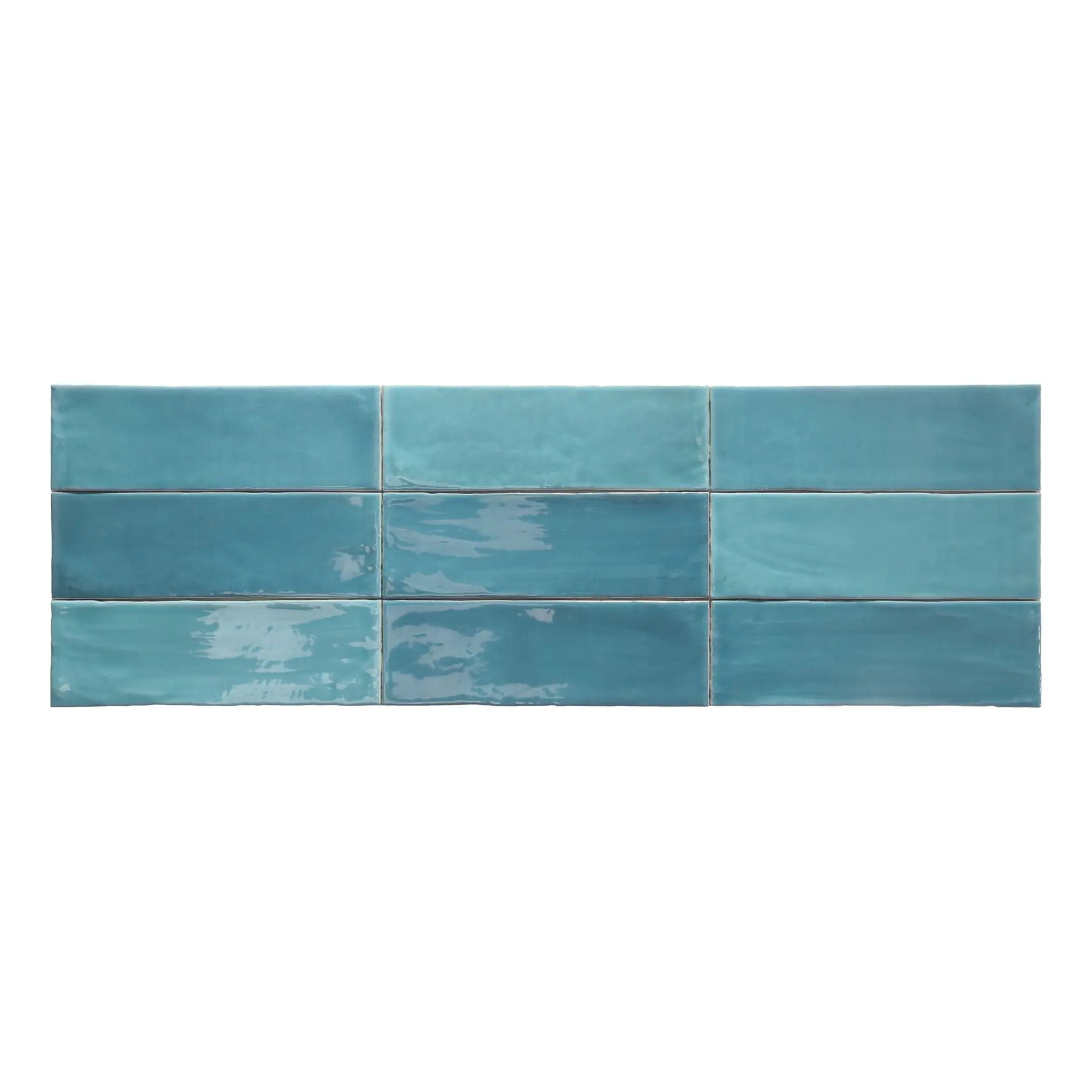 ELITE IMPORTERS TABARCA CIELO GLOSS 75X230MM RECTANGLE TILE (PER BOX)