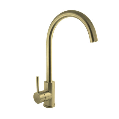 LINKWARE ELLE PROJECT SINK MIXER 405MM BRUSHED GOLD