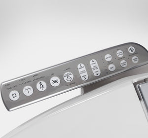 KOHLER X ENGLEFIELD ELECTRONIC BIDET SEAT W/ SIDE CONTROL AND VEDA BTW TOILET SUITE PACKAGE ELONGATED GLOSS WHITE