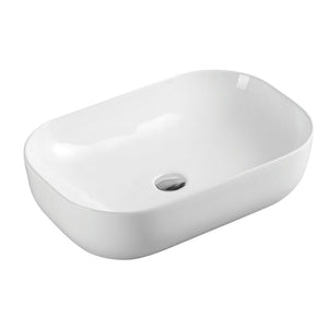 MERCIO EVEA OVAL ABOVE COUNTER BASINS GLOSS WHITE 415MM