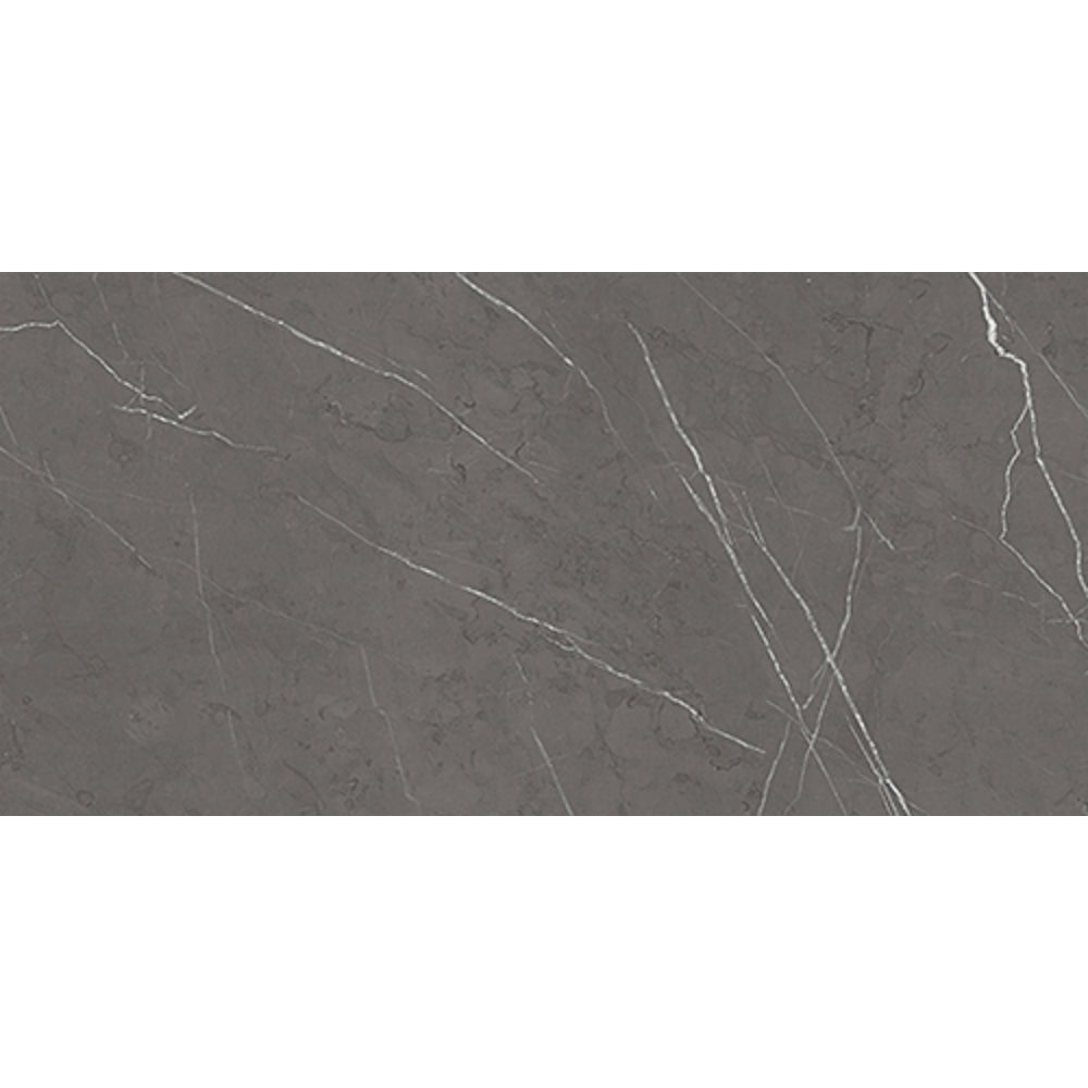 EVERSTONE EUROMARMO PIETRA GREY POLISHED 600X300MM RECTANGLE TILE (PER BOX)