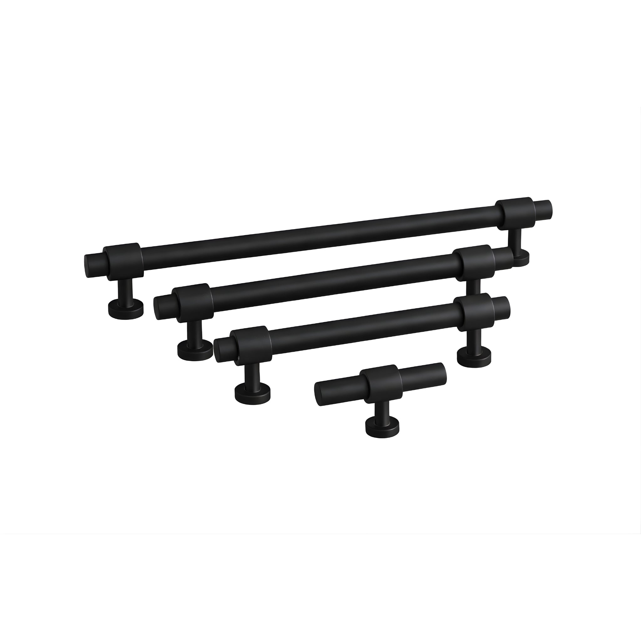 TURNER HASTINGS FANETTA CABINET HANDLE MATTE BLACK (MULTIPLE SIZES AVAILABLE)