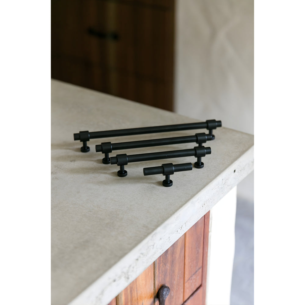 TURNER HASTINGS FANETTA CABINET HANDLE MATTE BLACK (MULTIPLE SIZES AVAILABLE)